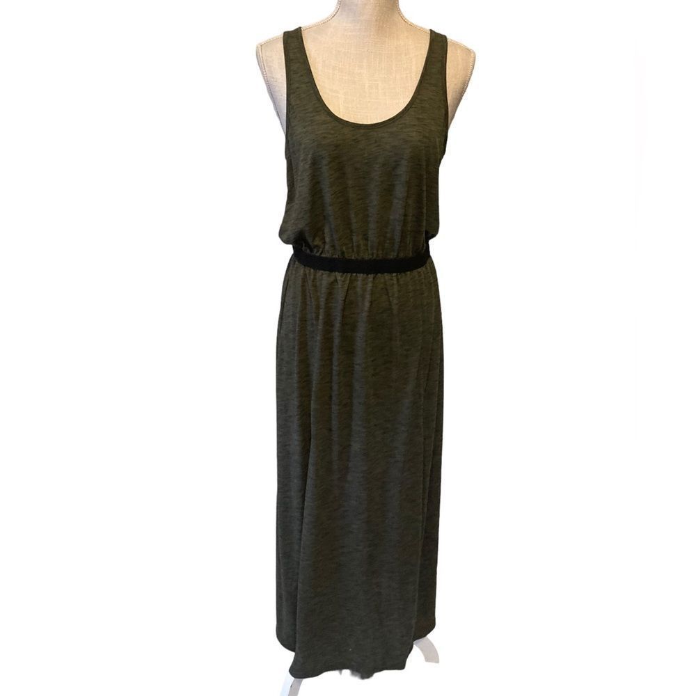 Silence + Noise Urban outfitters Olive green Racerback maxi dress XS - Picture 2 of 4